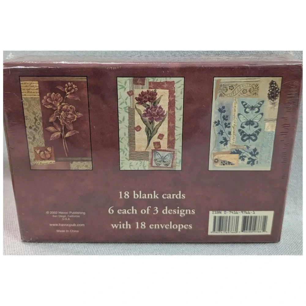 Hallmark Havoc Publishing Greeting Cards 38ct Multi New Christmas Botanical